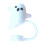 Black Bat Halloween Silicone Straw Cover 10mm 7