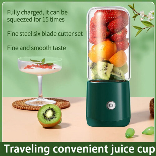 Portable Wireless Blender 380ml USB Electric Juicer 1