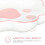Pink ceramic baking dish ramekin nonstick claw-shaped 6 oz 6