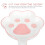 Pink ceramic baking dish ramekin nonstick claw-shaped 6 oz 4