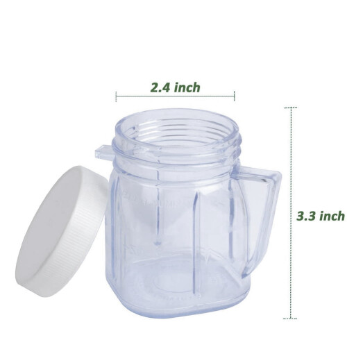 Osterizer Blender Replacement Jar Mini Plastic Cup with Lid 2