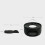 Ceramic teapot warmer with spoon and candle holder black 7