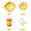 Bambu barnservisset BPA-fritt 5-delars kodesign 3