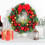 Artificial Christmas wreath for front door 1 piece 2