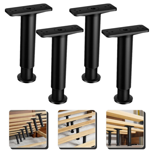 Adjustable Bed Frame Support Legs for King Size Bed (4 pcs) 1