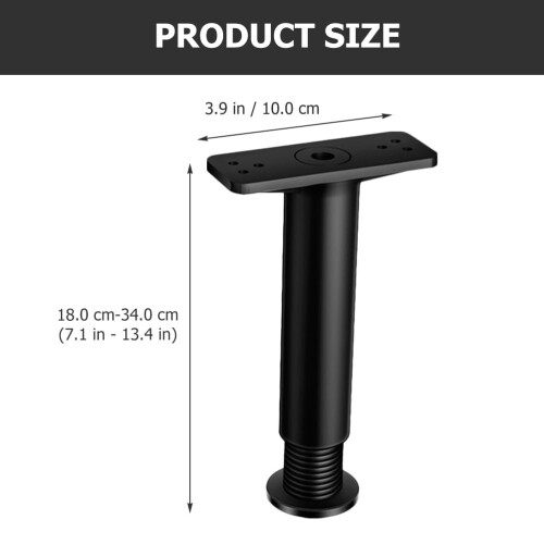 Adjustable Bed Frame Support Legs for King Size Bed (4 pcs) 2