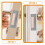 Door Security Strike Plates Stainless Steel 2 pcs 6