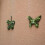 Artificial leaf garland geometric wrought iron wreath 5