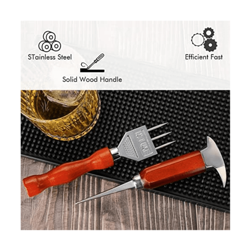 Ice Pick Set with Wood Handle 2 Pieces 1