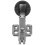 Glass hinge round head damping hydraulic buffer 1 pair 3