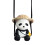 Panda car hanging ornament for rearview mirror 5