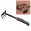 Stainless Steel Handheld Claw Rake for Soil Loosening 2