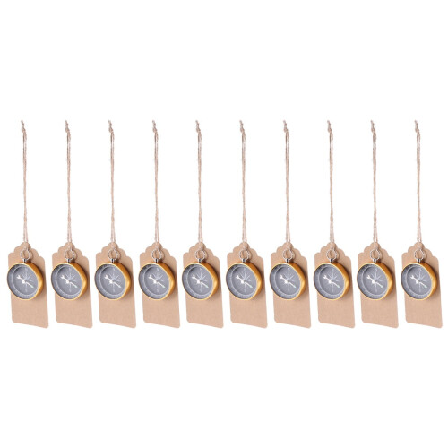Compass Wedding Favors with Kraft Tags 10PCS 2