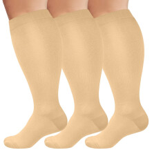 OLENNZ Compression Socks Wide Calf 3 Pack