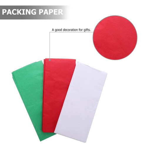 Christmas wrapping paper red white green 30 pcs 2