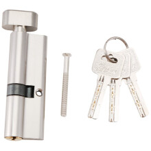 2X Door Hardware 80mm Security Copper Door Lock Cylinder Interior Bedroom Living Lock Handle Brass Key Locking