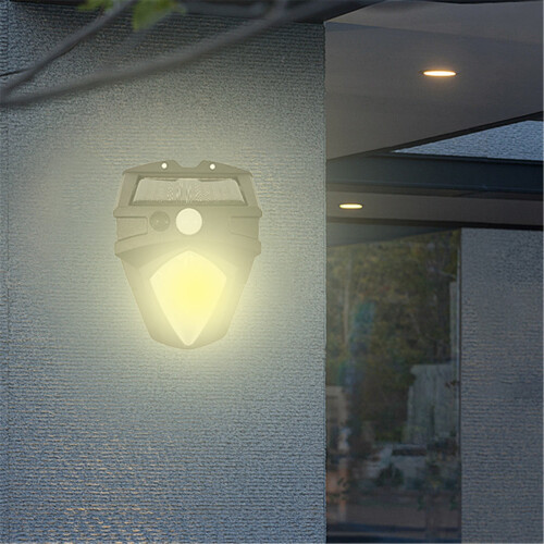 Outdoor Wall Lamp Solar Warm Light IP65 Motion Sensor 1