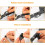 Drone strobe light 7-color night warning 4 pcs 4