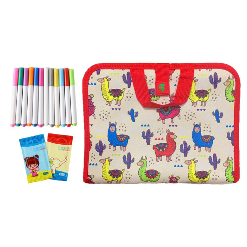 Kids Erasable Doodle Book with Alpaca Design, 1 Piece 2