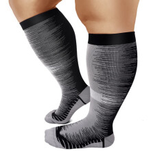 OLENNZ wide calf compression socks knee-high support 3XL