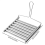 BBQ hot dog griller roller set 2 pieces 8