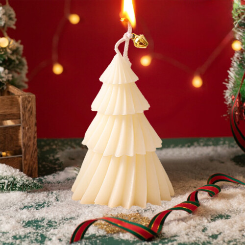 Cedar Forest Christmas Tree Candle - Rustic Farmhouse Decor 2