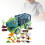 Dinosaur Truck Toy with Figures, Pull-Back Transport 7