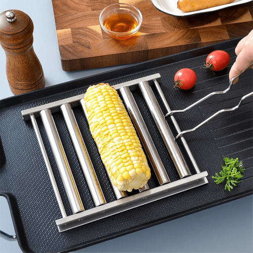 Stainless Steel Hot Dog Roller Medium 1 Unit 2