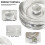 8 Poids de Fermentation avec Poignée pour Bocaux à Large Ouverture et Fermentation de Conserves. 5
