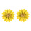 Women's daisy-shaped stud earrings gift 3