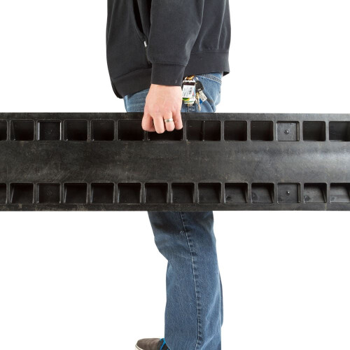 Cable Protector Drop-Over Straight Section 2-Channel 1