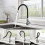 Kitchen Faucet Flexible 360 Rotatable Zinc Alloy Ceramic 5