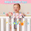 Car Seat Toys for Babies 0-6 Months Teether Squeaker Mirror 7
