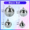 Hanging Mirror Disco Balls Silver 18 pcs 1.97in 2.36in 2