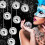 Hanging Mirror Disco Balls Silver 18 pcs 1.97in 2.36in 6