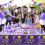 Graduation tablecloth purple gold 54" x 108" 3 pack 3