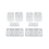 Silikon snøfnugg ornamentform for harpiksstøping 1 stk 5
