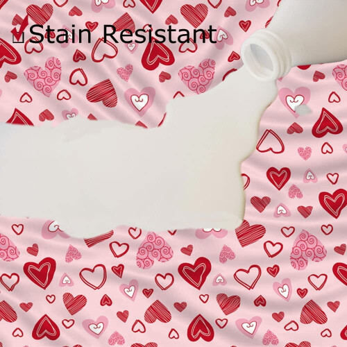 Valentine's Day Tablecloth Heart Design 3 Pack 54x108 Inch 1