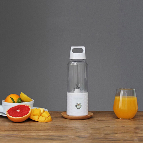 Portable smoothie blender 500ml 4000mAh white 2
