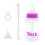 Pet feeding bottle set with replacement nipples 2