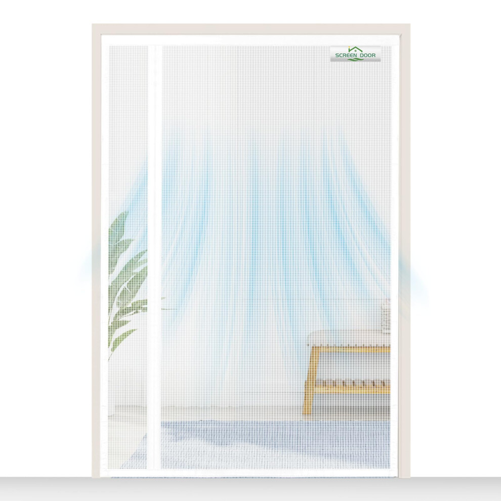 Magnetic Door Insect Screen, Protective, Durable, Effective, White 140X220 Cm Â Magnetic Mosquito Net 5902362880076