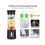 Portable electric blender with 6 blades 500 mL 6