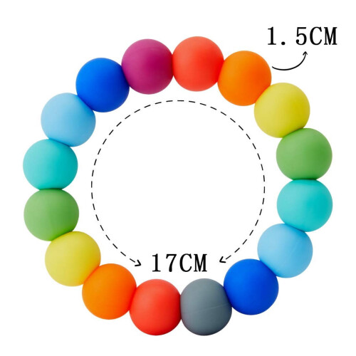 Silicone Chewable Bracelet for Babies and Kids 1