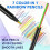 Rainbow Wooden Colored Pencils 7-Color 12-Pack 2