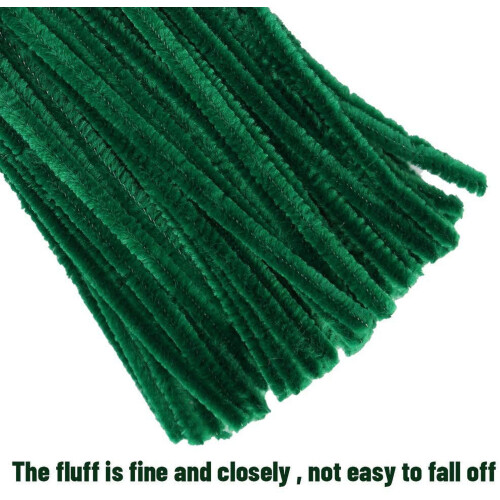 Green Pipe Cleaners Chenille Stems 100 pcs 1