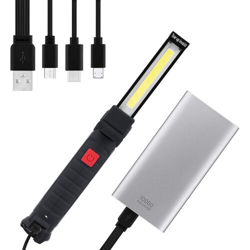 Rechargeable LED Work Light with Magnetic Base 5 Modes 2 1