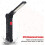 Rechargeable LED Work Light with Magnetic Base 5 Modes 2 5