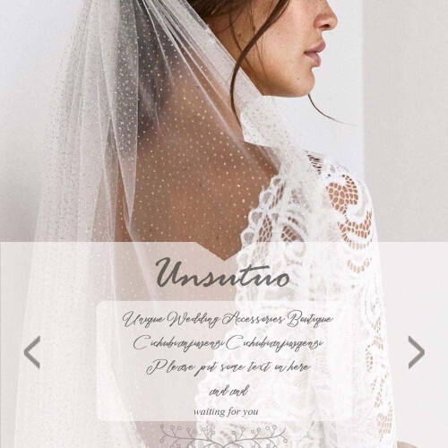 Glitter Bride Wedding Veil White 2