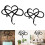Heart Pendant Wall Decor Metal Rustic Style 2 Sizes 6