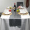 Disco party tablecloth mirror foil runner 1 piece 8